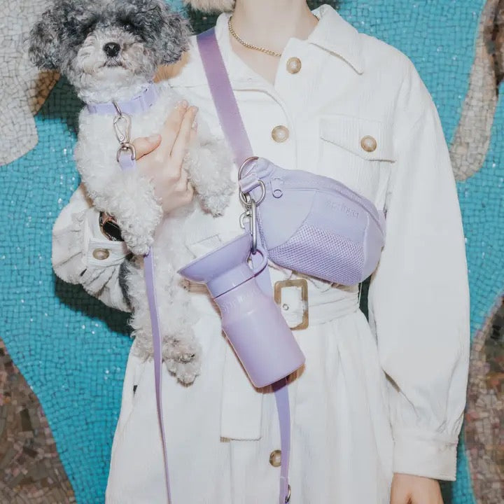 The Companion Lead with Sling Bag - Lilac