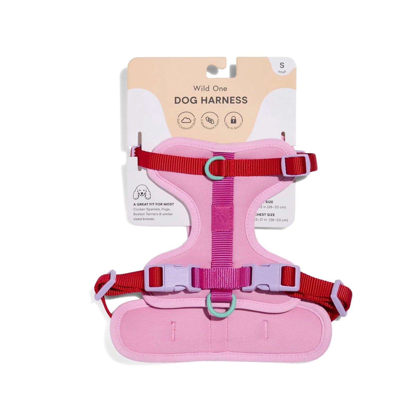Body Fit Dog Harness – Bubblegum