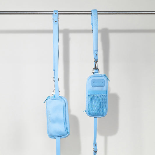 The Everywhere Lead and Bag - Baby Blue