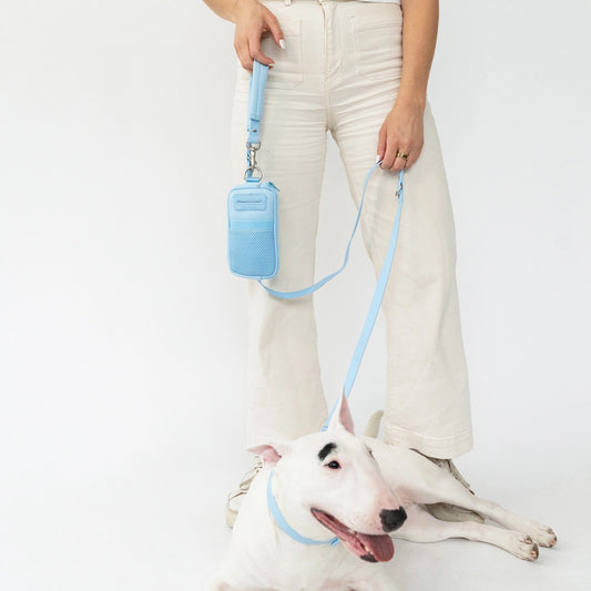 The Everywhere Lead and Bag - Baby Blue